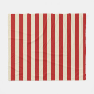 Party Popcorn Stripes Fleece Blanket