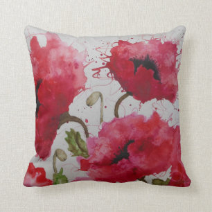 Party Poppies Pillow
