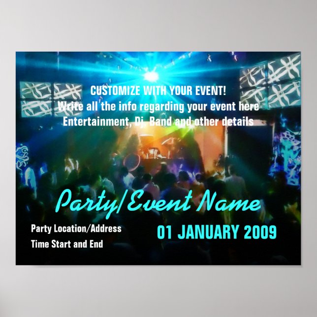 Party Poster #003 Poster (Front)