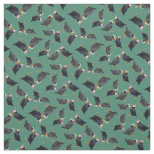 Party Puffin Fabric