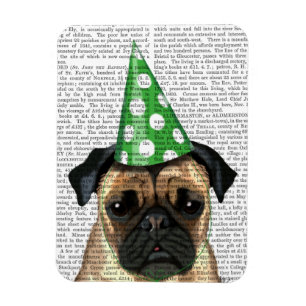 Party Pug 2 Magnet