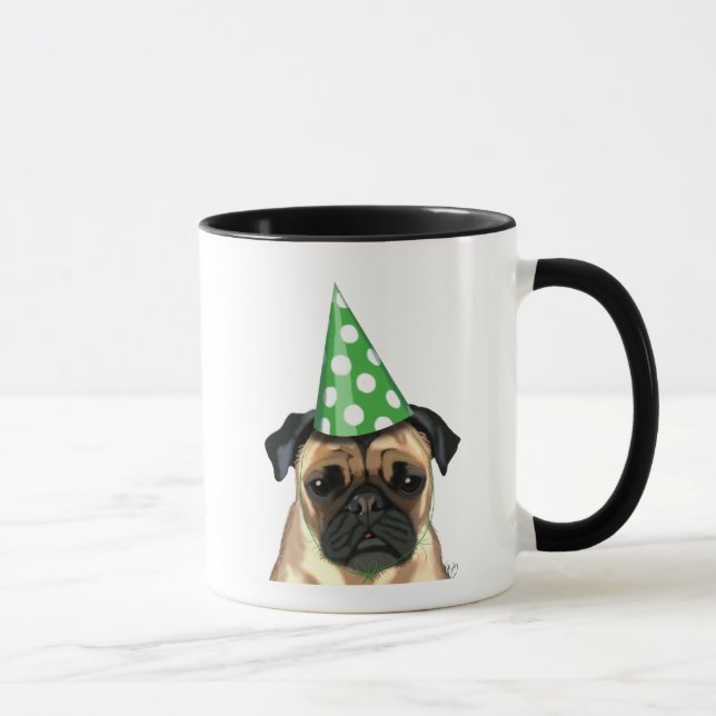 Party Pug 2 Mug (Right)