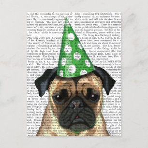 Party Pug 2 Postcard
