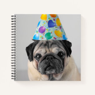Party Pug Notebook