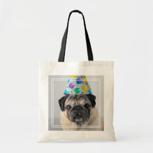 Party Pug Tote Bag