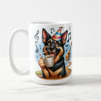 "Party Pup – Musical Celebration with Coffee & Joy Coffee Mug