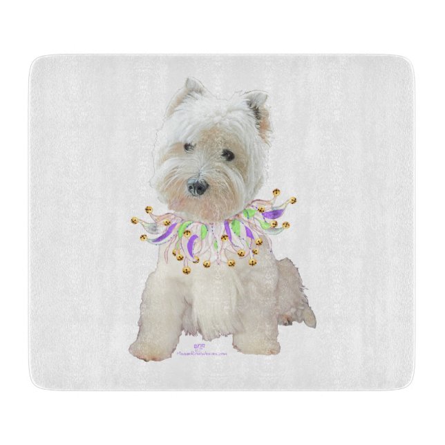 Party Puppy Cutting Board (Front)