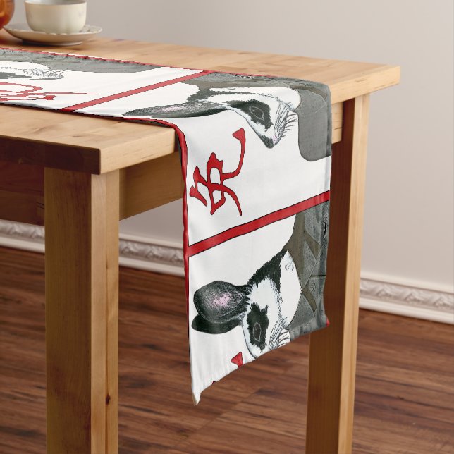 Party Rabbit Short Table Runner (In Situ)