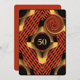 Party Red Invitation