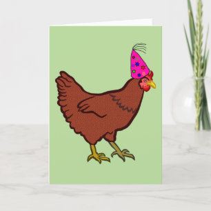PARTY ROOSTER HAPPY BIRTHDAY GREETING CARDS