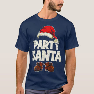 Party Santa Funny Christmas T-Shirt