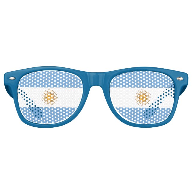 Party Shades Sunglasses - Argentina flag (Front)
