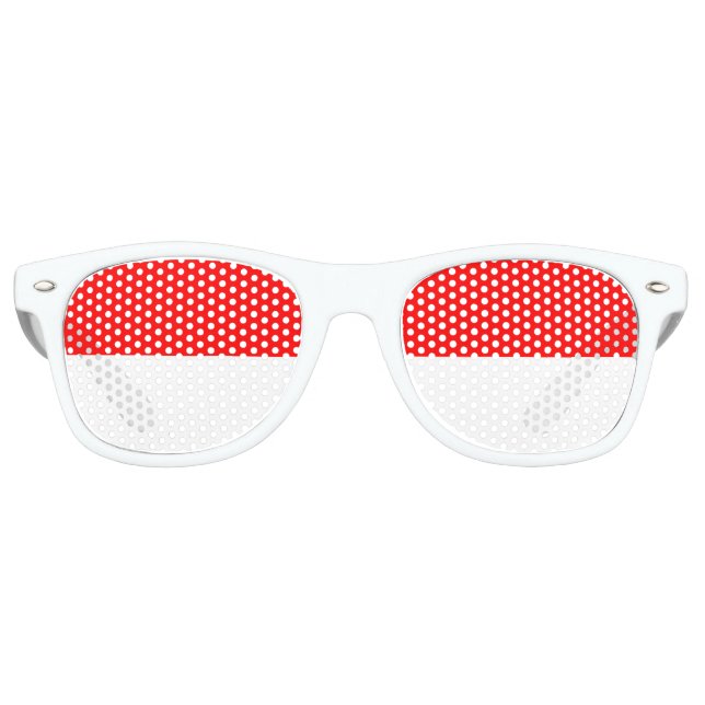 Party Shades Sunglasses - Indonesia flag (Front)
