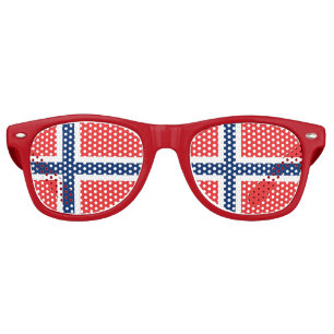 Party Shades Sunglasses - Norway flag