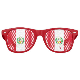 Party Shades Sunglasses - Peru flag