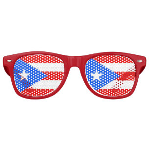 Party Shades Sunglasses - Puerto Rico flag