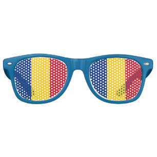 Party Shades Sunglasses - Romania flag
