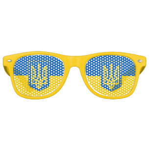 Party Shades Sunglasses - Ukraine flag