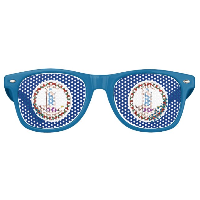 Party Shades Sunglasses - Virginia flag (Front)