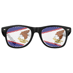 Party Shades Sunglasses with American Samoa flag
