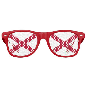 Party Shades Sunglasses with flag of Alabama, USA
