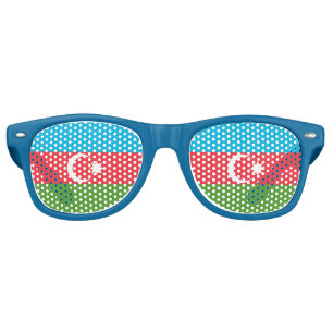 Party Shades Sunglasses with flag of Azerbaijan