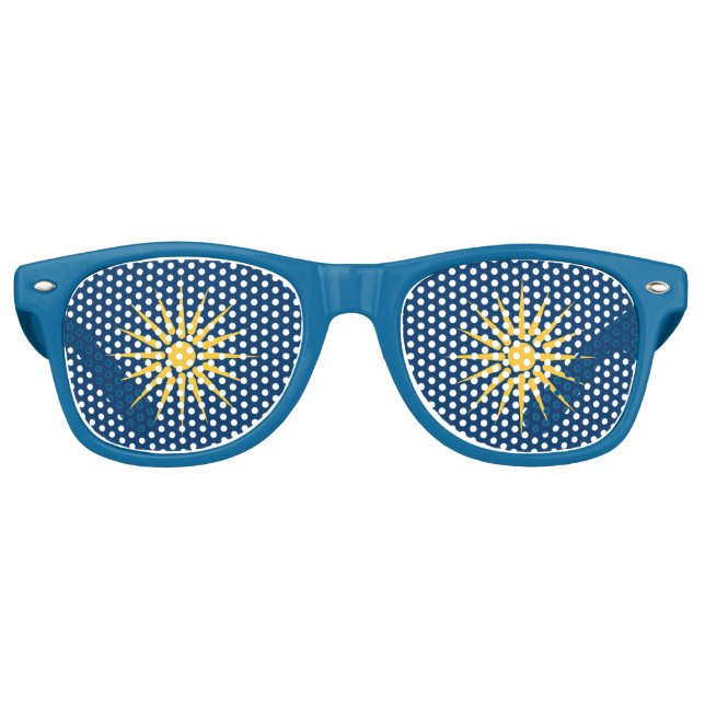 Party Shades Sunglasses with flag of Macedonia (Front)