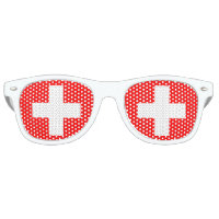 Party Shades & Switzerland Sunglasses / Swiss flag