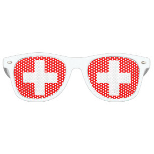Party Shades & Switzerland Sunglasses / Swiss flag