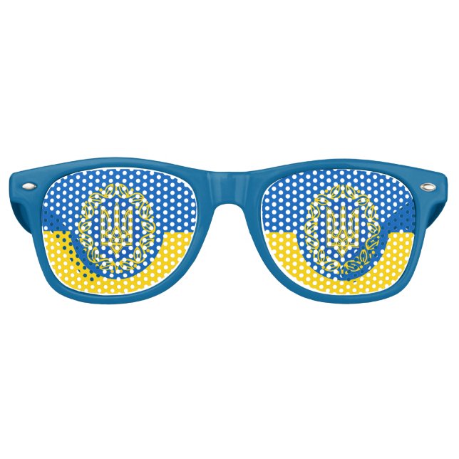 Party Shades & Ukraine Sunglasses / Ukrainian flag (Front)