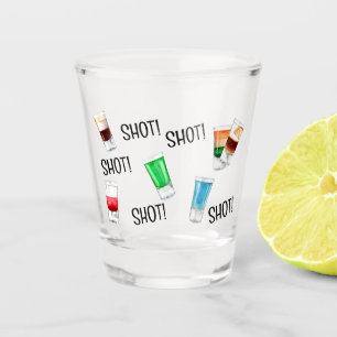 Party Shot Drink Alcohol Cocktail  Funny Glass