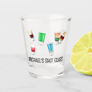 Party Shot Drink Alcohol Party Personalised Gift Glass