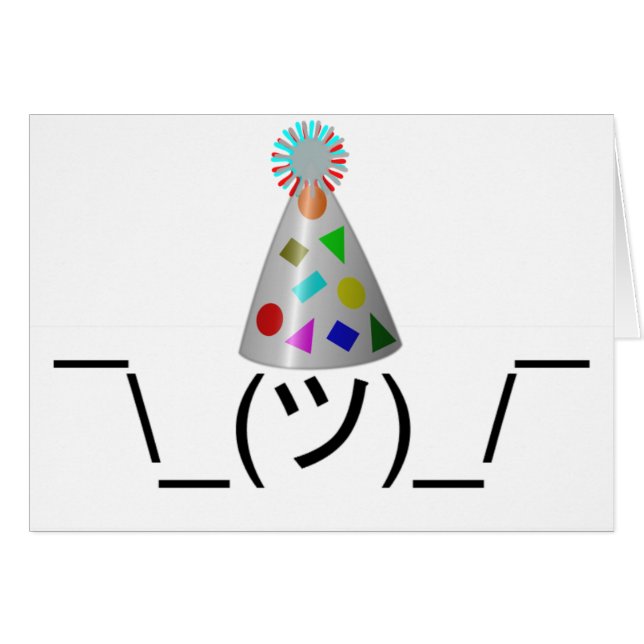 Party Smugshrug - Customisable (Front Horizontal)