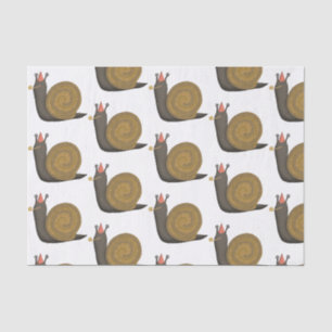 Party Snail Illustration Tissue Paper
