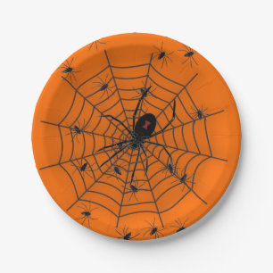 Party Spider Paper Plate