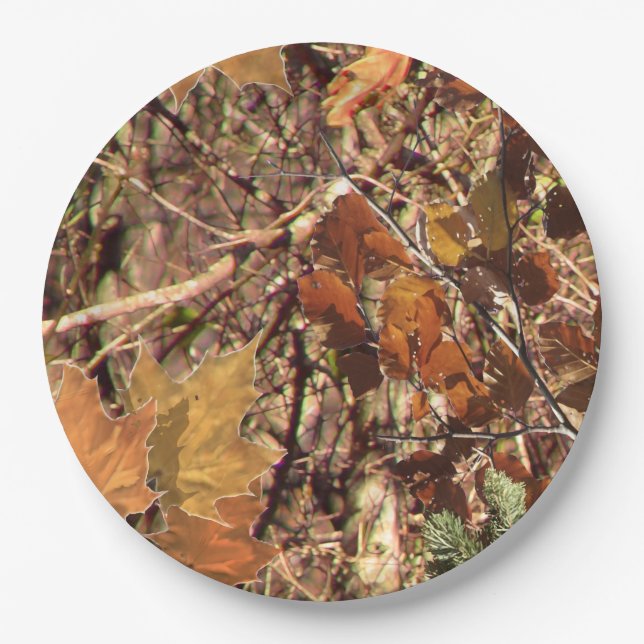 Party Spirit Design Patterns And Textures Paper Plate (Front)