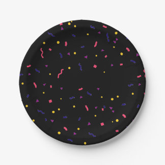 Party sprinkle's paper plate