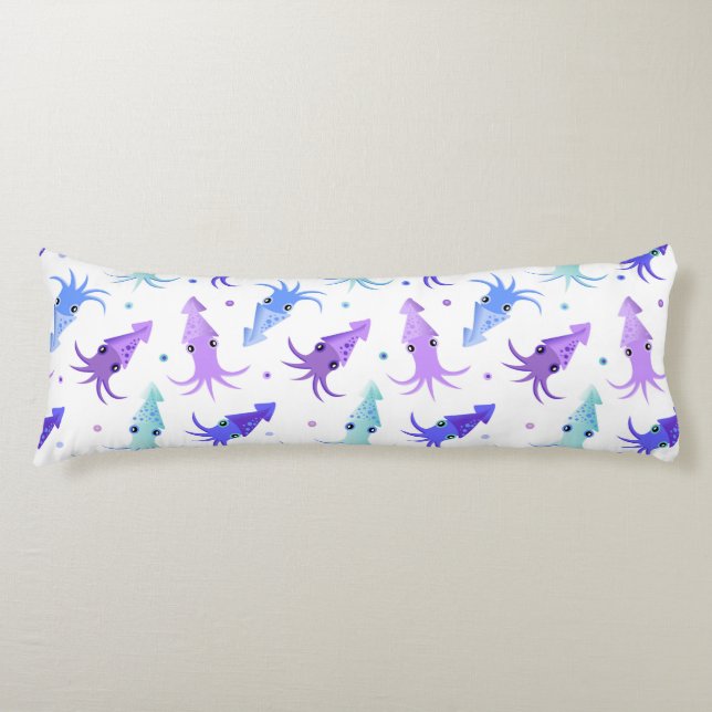 Party Squid Pattern Body Cushion (Front)