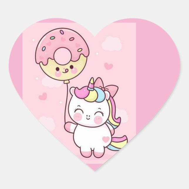 Party sticker unicorn (Front)
