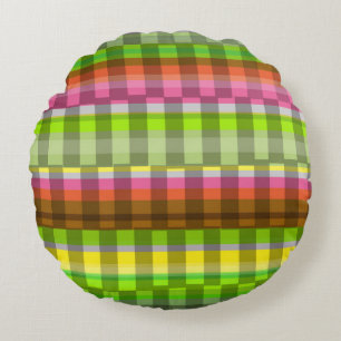 Party Stripe Round Cushion