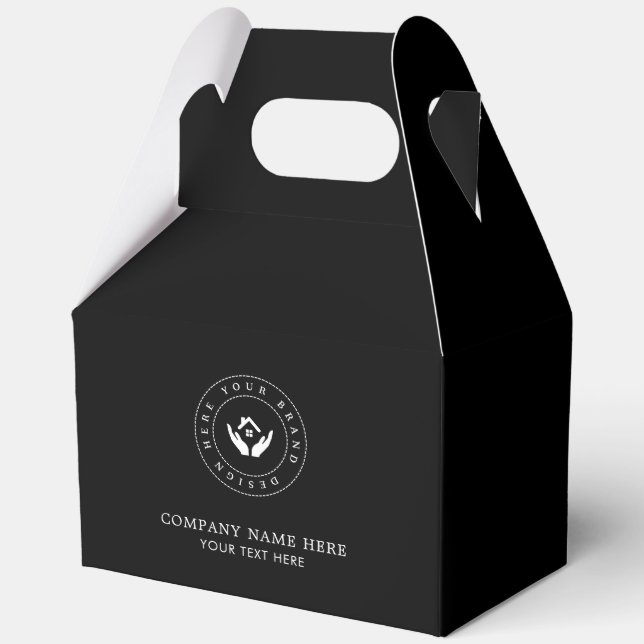 Party Supplies Custom Logo & Text Packaging Favour Box (Front)