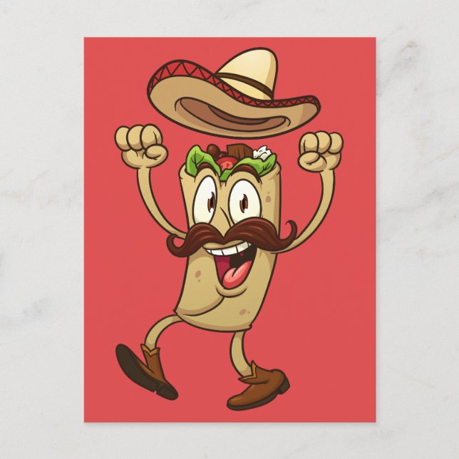 Party Taco Postcard (Front)