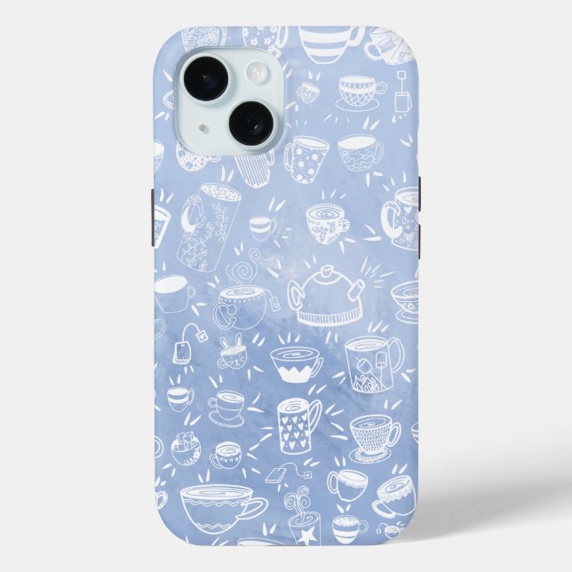Party tea coffee cups Case-Mate iPhone case (Back)