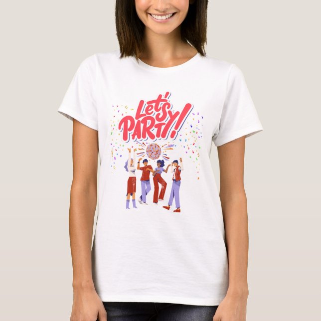 Party Theme T-Shirt (Front)