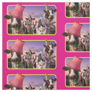 Party 'Til The Cows Come Home Fabric