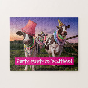 Party 'Til The Cows Come Home Jigsaw Puzzle
