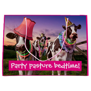 Party 'Til The Cows Come Home Large Gift Bag