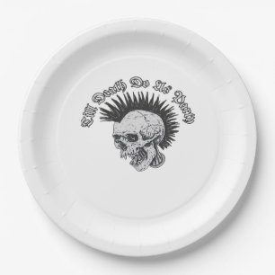 Party Till Death Do Us Party Halloween Paper Plate