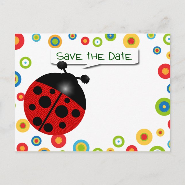 Party Time Announcement Postcard (Front)