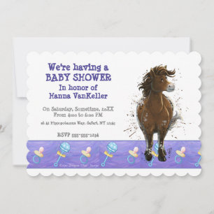 Party Time Appaloosa Horse Invitation